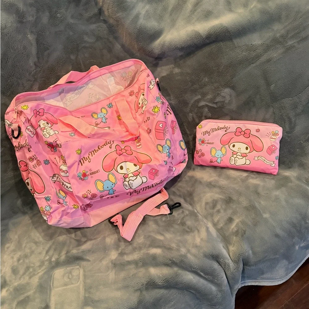 ❤️❤️SANRIO MYSTERY BUNDLE with My Melody Crossbody Duffle and Pouch